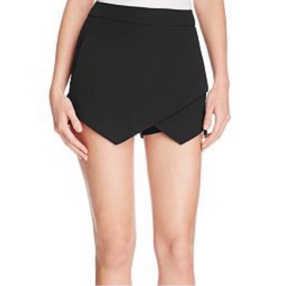Aqua Faux Wrap Skort